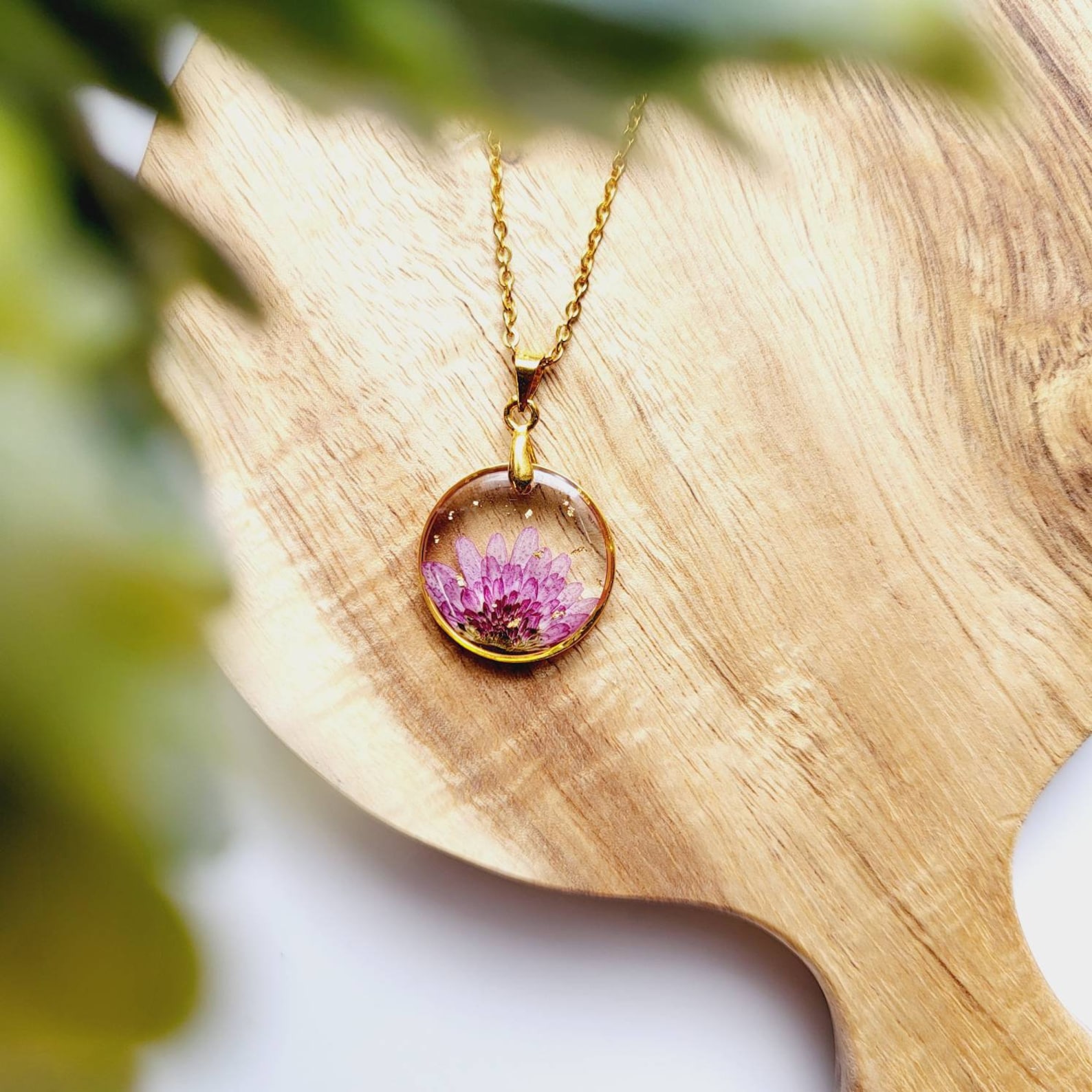 November birth flower necklace Clearance