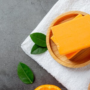 Turmeric & Kojic Acid Soap, Handmade Natural, Vegan, Brightening, Dark