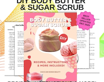DIY Whipped Body Butter & Sugar Scrub Recipes – Natural Skincare Formula