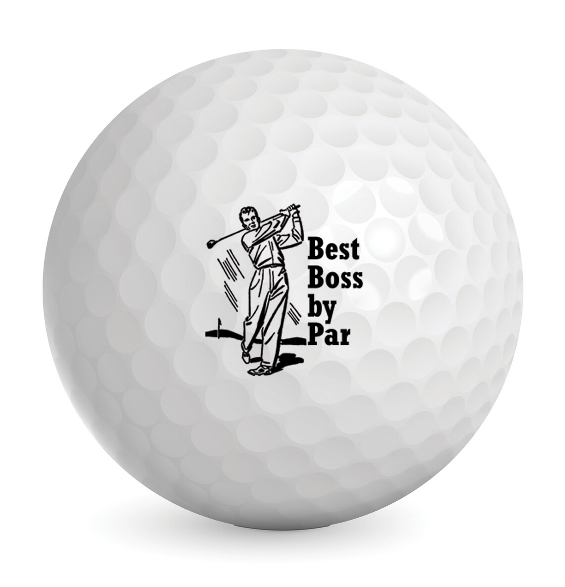 Best Boss by Par Novelty Golf Balls Golfer Gift Funny Etsy