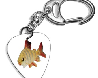 Plectrum in Gift Box ENGRAVED FREE Carp Fishing Blue Guitar Pick Key Ring Plectrum in Gift Box ENGRAVED FREE Carp Fishing Blue Guitar Pick Key Ring