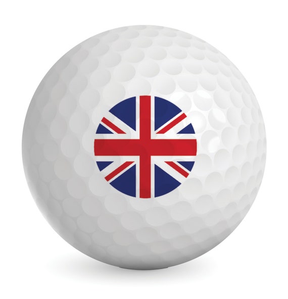 Union Jack UK Flag Ireland Novelty Golf Balls Golfer Gift Etsy
