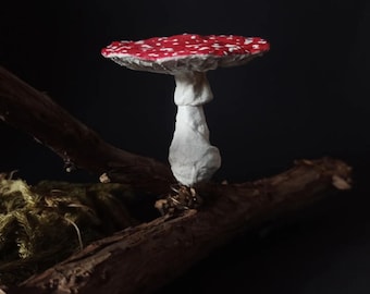 Das perfekte Geschenk für Naturliebhaber und Pilz-Enthusiasten Charmante Weihnachtsdekoration Handgemachter Pilz-Ornament für Ihr Zuhause und Baum
