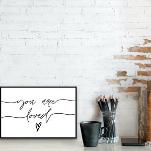 Printable Quote Art, Wall Art, Digital Download, Poster Print, Quote ...