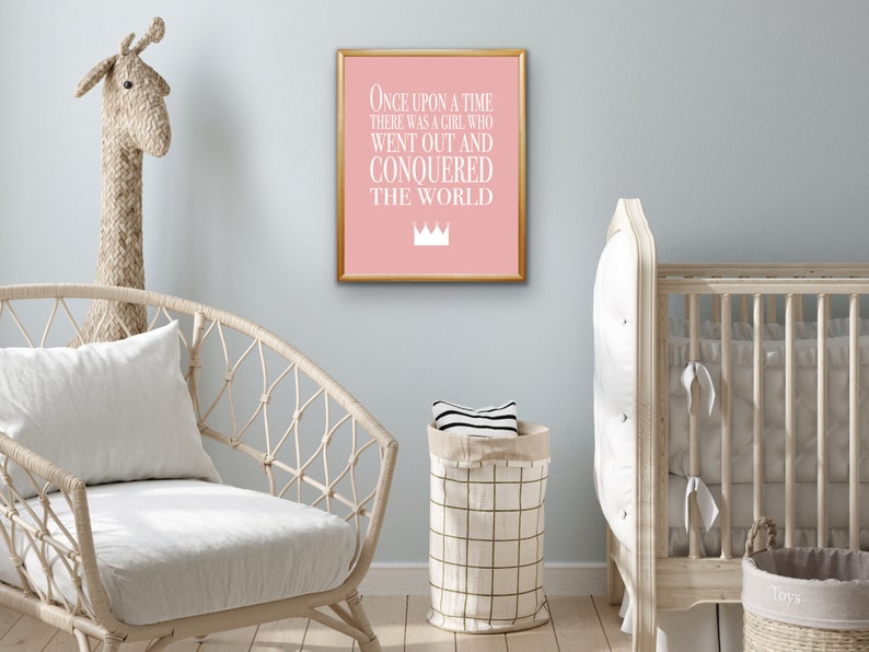 Printable Girl Quote Wall Art, Instant Download Etsy