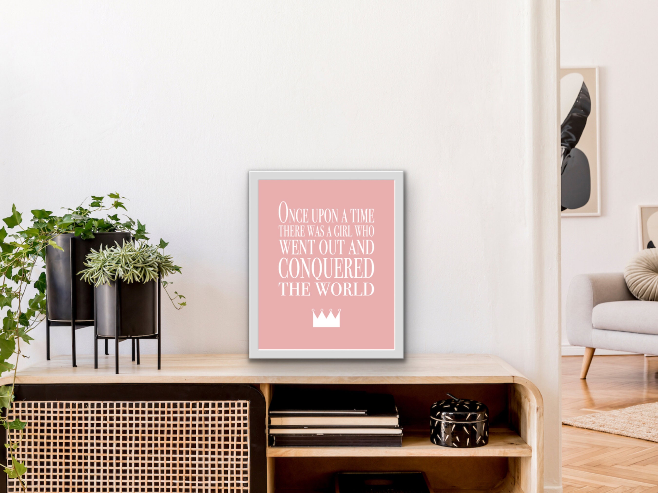Printable Girl Quote Wall Art, Instant Download Etsy
