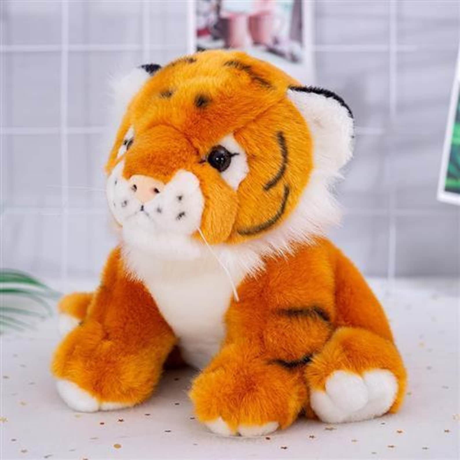 The cute tiger the white tiger doll is the best gift for Etsy