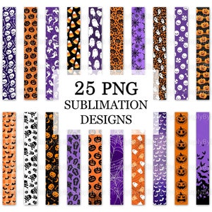 Halloween Key Fob Wristlet Bundle, Key Fob png Sublimation Design, Halloween Key Fob Graphics, Spooky Keychain Wristlet Sublimation Design