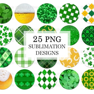 St Patrick&#39;s Day Car Coaster png, Car Coaster Designs, St Patrick&#39;s Day Car Coasters png, Clover Car Coasters Sublimation, Digital Download