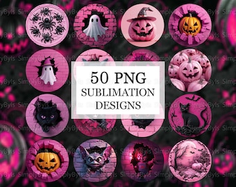 Sottobicchieri per auto di Halloween png, sottobicchieri rosa di Halloween png, sottobicchieri spettrali per auto, disegni di sublimazione di sottobicchieri per auto, sottobicchieri per auto png Bundle