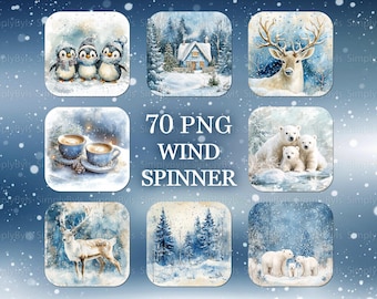 Winter Square Coaster png, Christmas Coasters png, Winter Coaster Sublimation Designs, Christmas Square Coaster Bundle