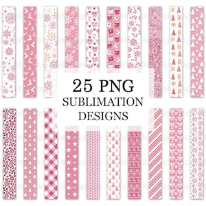 Pinker Schlüsselanhänger, Weihnachtsanhänger, Winter Schlüsselanhänger Sublimation Design, Schlüsselanhänger Weihnachten Grafik png, Schlüsselanhänger png