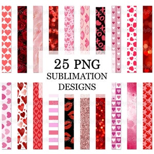 Valentines Key Fob Wristlet Bundle, Key Fob png Sublimation Design, Valentines Day Key Fob Graphics, Keychain Wristlet Sublimation Design