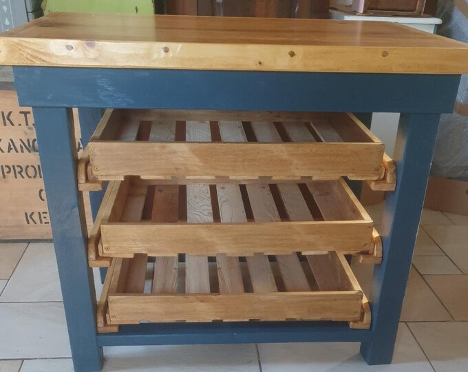 Handmade Kitchen Island Etsy