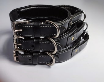 Genuine Leather Handle Handmade Dog Collar