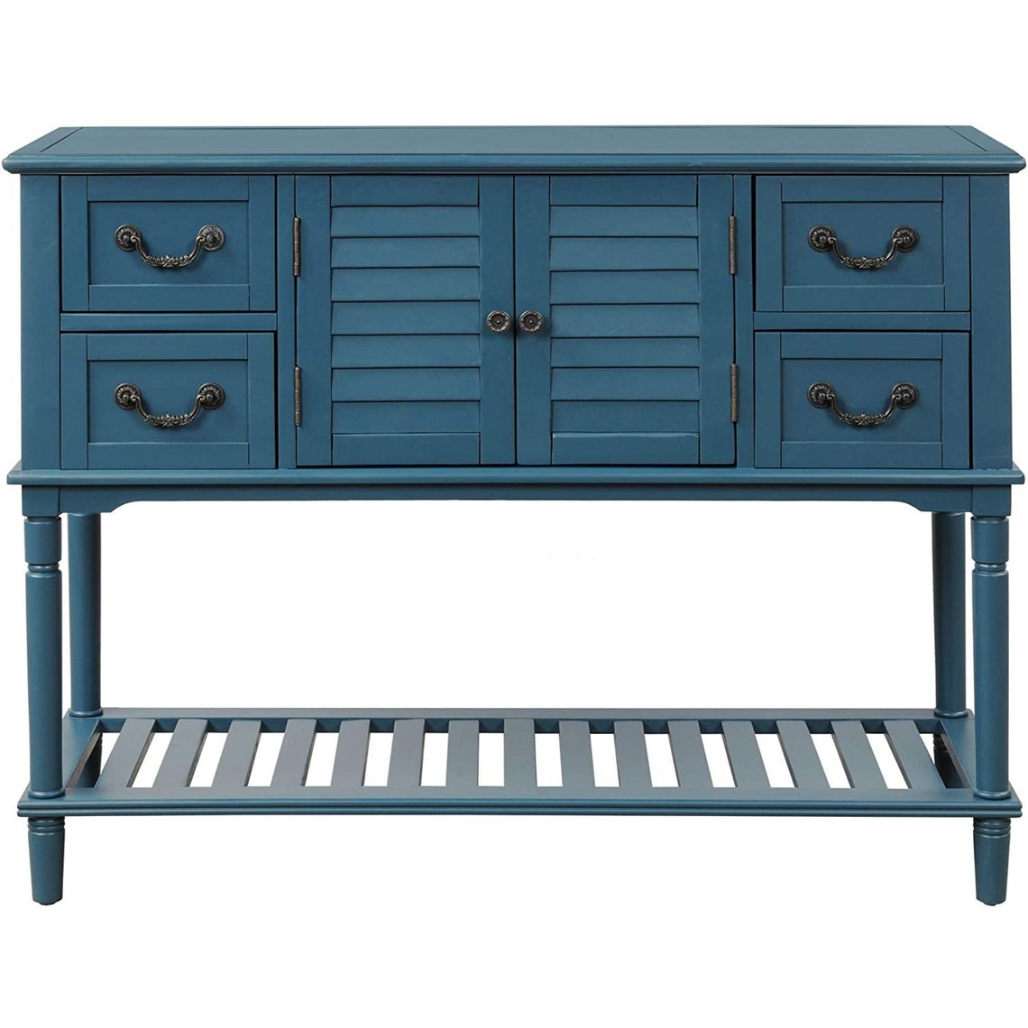 Navy Console Table for Entryway Sideboards Buffets Sofa Table Etsy
