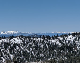 Reno-Tahoe Mountain Scenic Photo - Digital Download