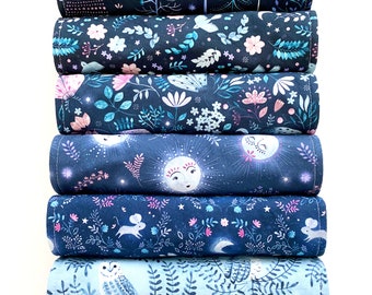 Nightfall Burp Cloth Set | Baby Burp Cloths | Individual Burp Cloths