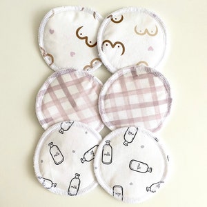 Reusable Nursing Pads Breast Pads 3 Pairs Milk Makers