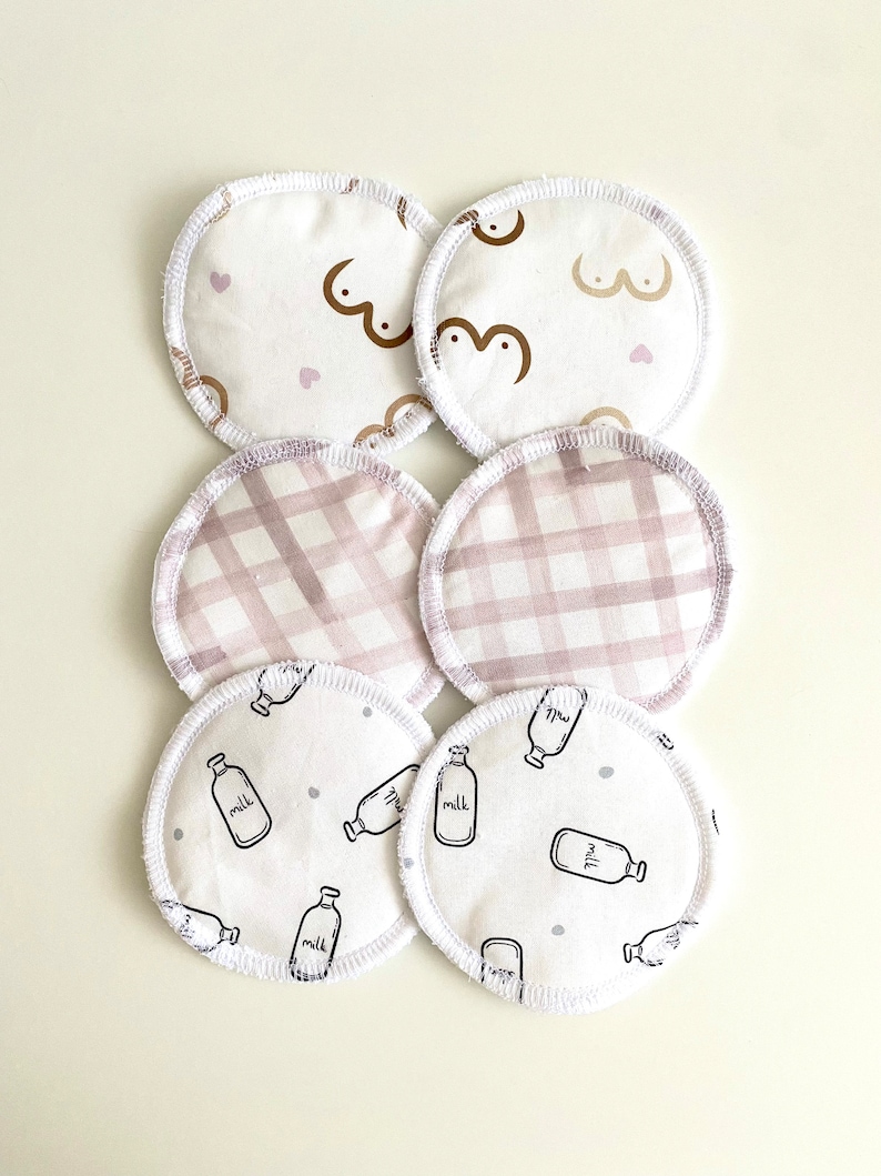 Reusable Nursing Pads Breast Pads 3 Pairs Milk Makers