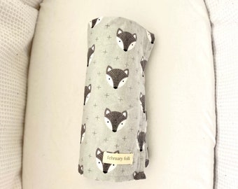 Flannelette Wrap - Grey Fox