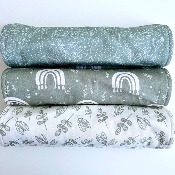 Monogrammed Burp Cloths Etsy