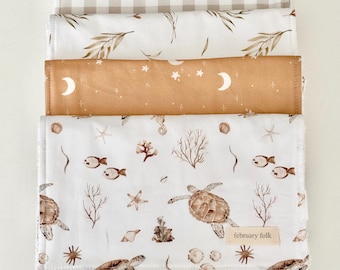 Beige Neutral Burp Cloth Set | Baby Burp Cloths | Individual Burp Cloths | Gender Neutral Burp Cloths