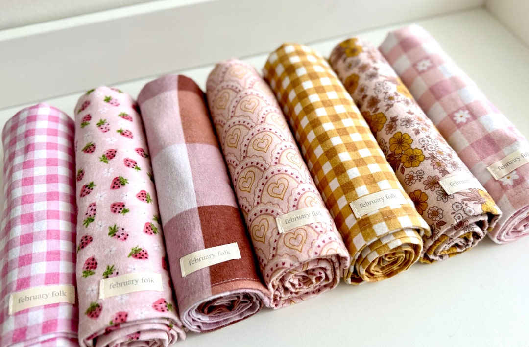 Baby Girl Swaddles Individual Swaddles Cotton Flannelette Etsy Australia
