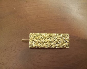 The Blair gold nugget hair barrette. By KYS-KameronYorkShand. New.