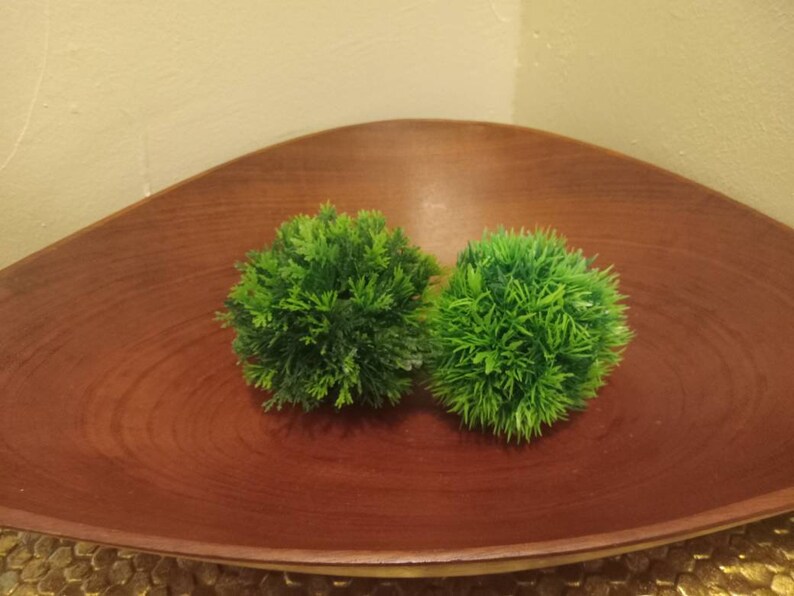 Faux Grass Ball Decor. Set of 2 Different Grass Variations. New. Etsy