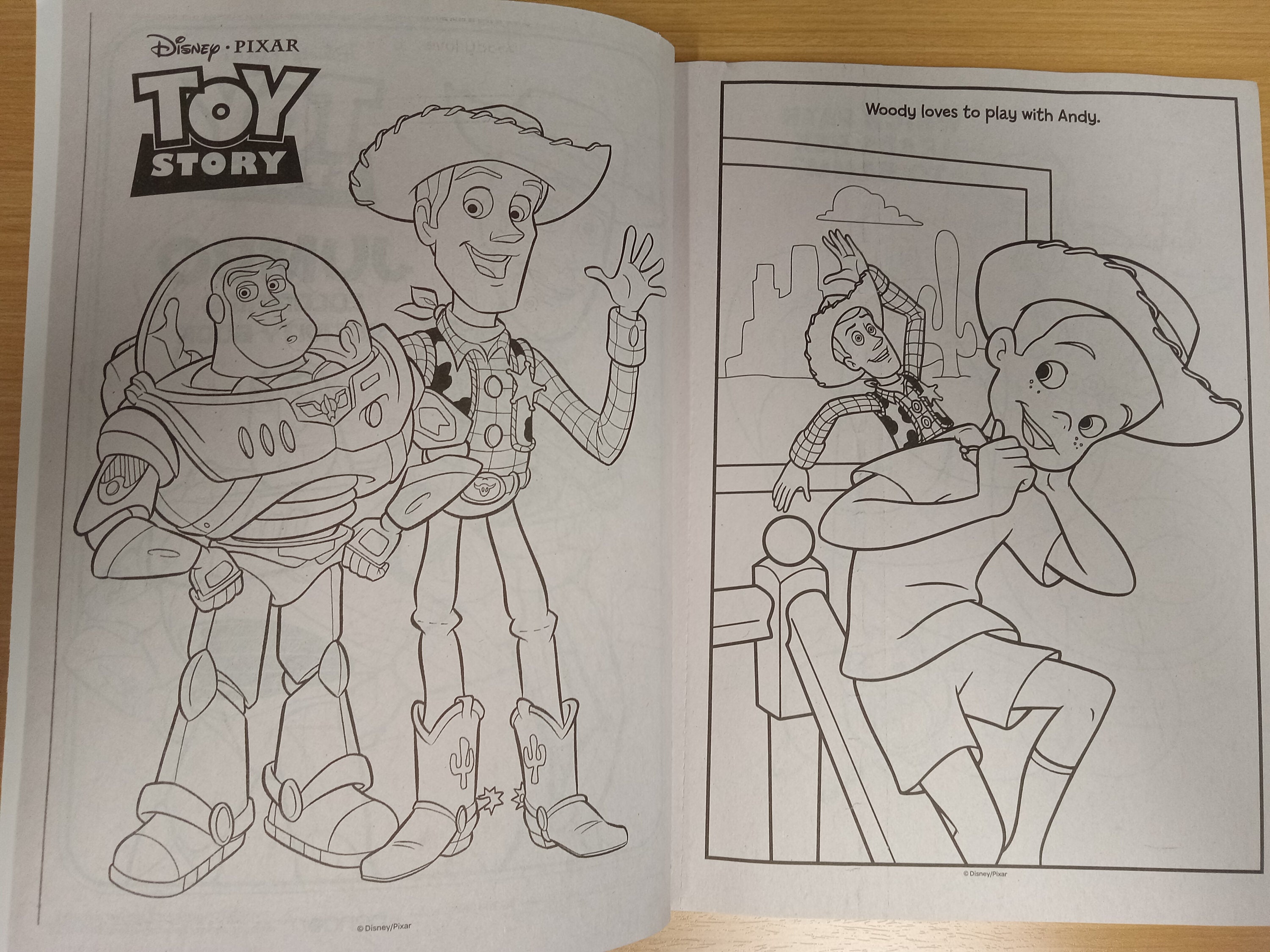 Classic Toy Story Books and Coloring Book Set. New. - Etsy