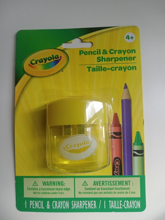 Crayola Crayon and Colored Pencil Sharpener in Yellow. New. 