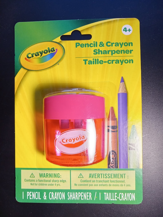 Crayola Crayon and Colored Pencil Sharpener in Hot Pink. New. 