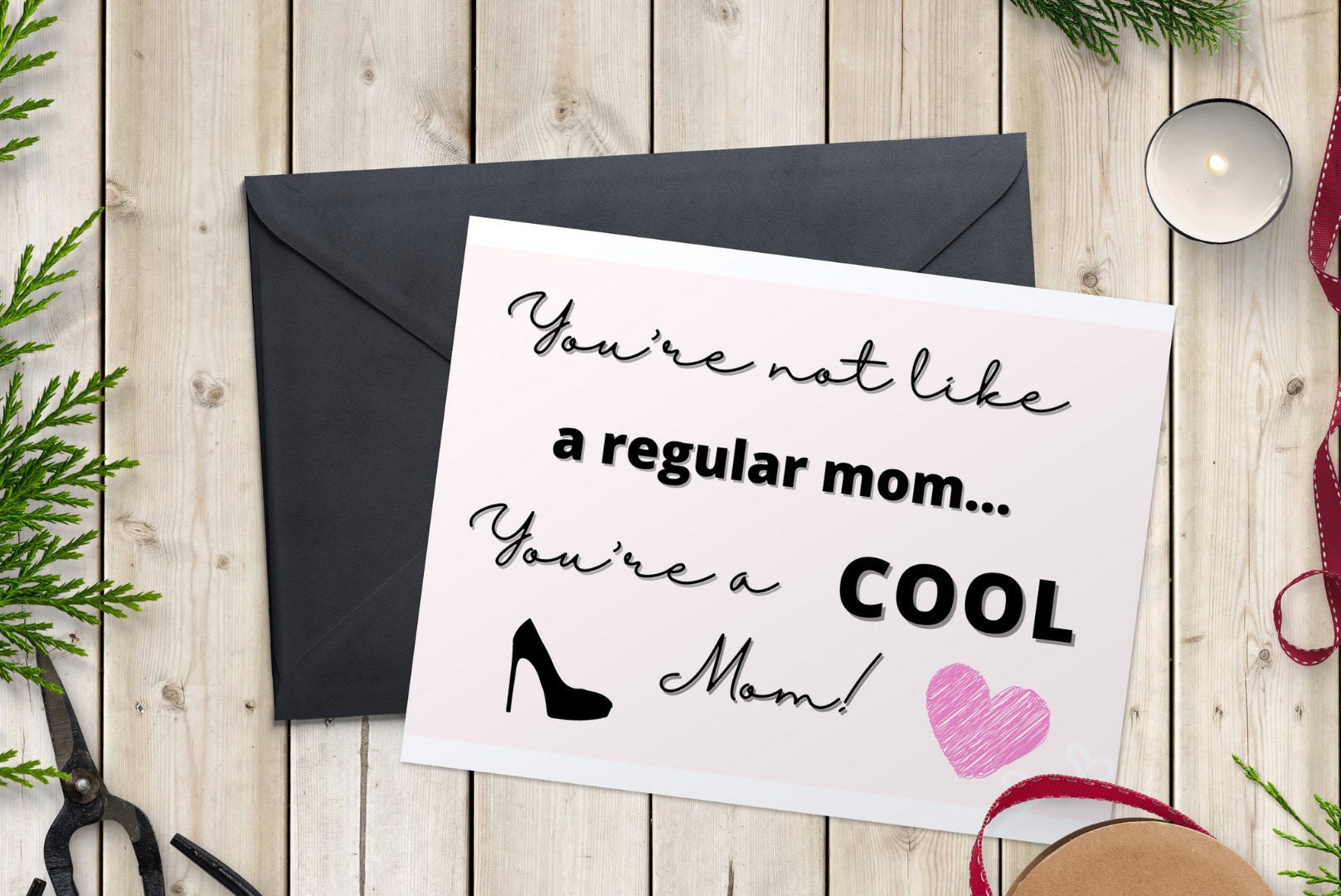 Lustige Muttertagskarte Cool Mom Nette Karte Happy Etsy