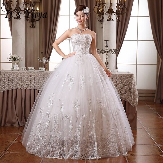 Abiti da sposa personalizzati Paillettes Abiti da sposa in | Etsy Italia