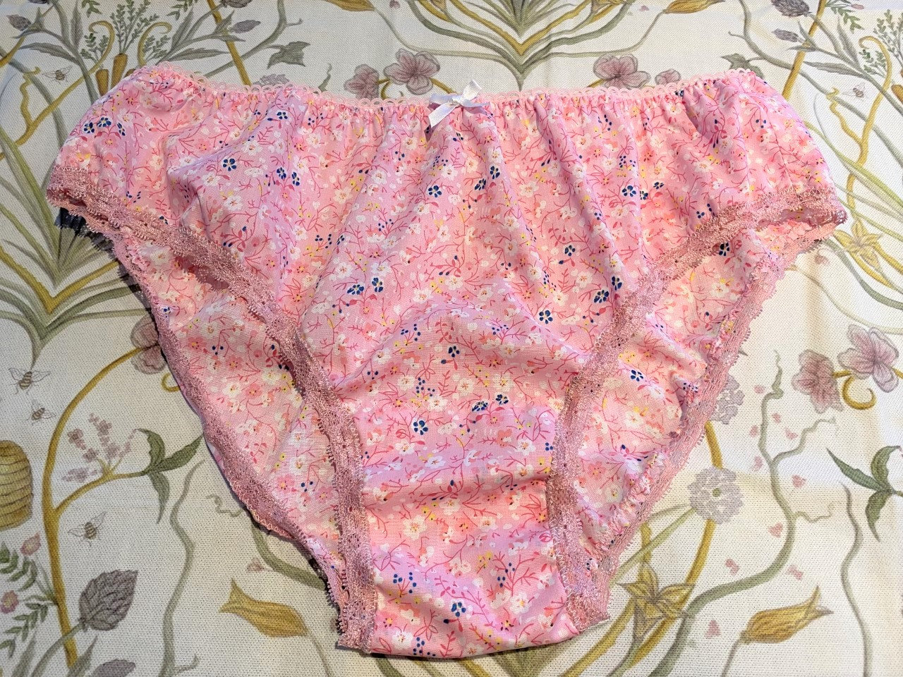 Pink Floral Panties 