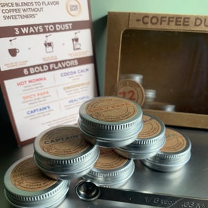 Kit d'expédition Saveur de poudre de café 72 portions Poudre de café de l'île Vashon aromatiser le café à l'aide de mélanges d'épices Cadeau pour amateur de café image 5