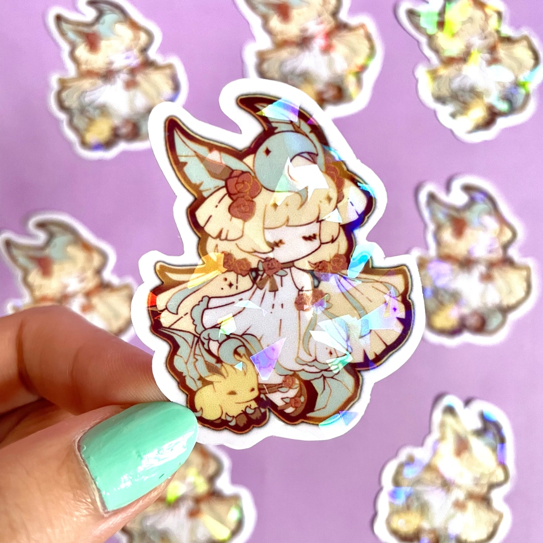 Everon Stickers Eeveelution Stickers - Leafeon - Etsy