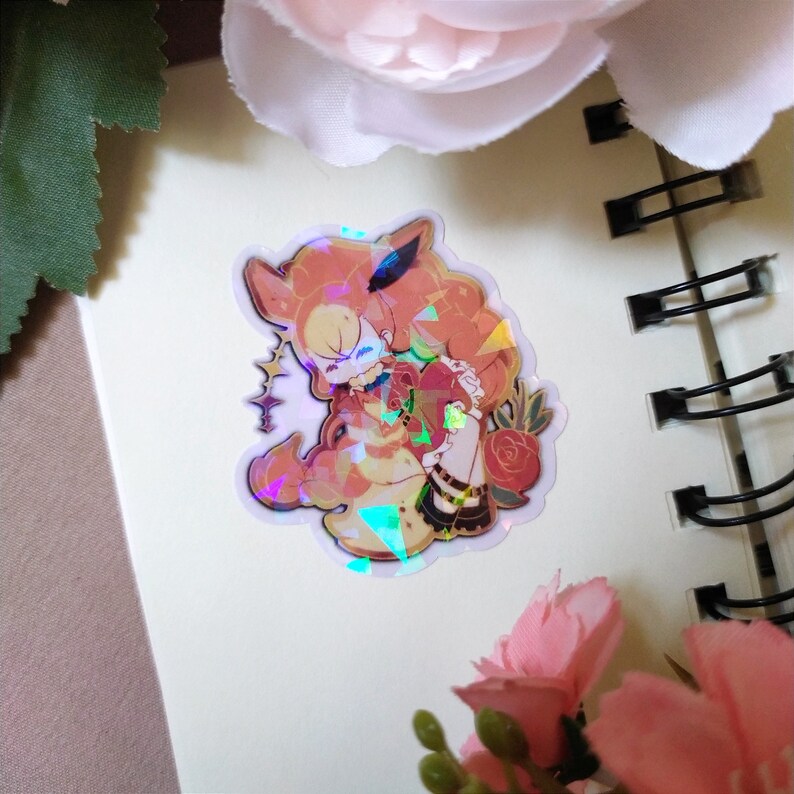 Everon Stickers Eeveelution Stickers - Flareon - Etsy