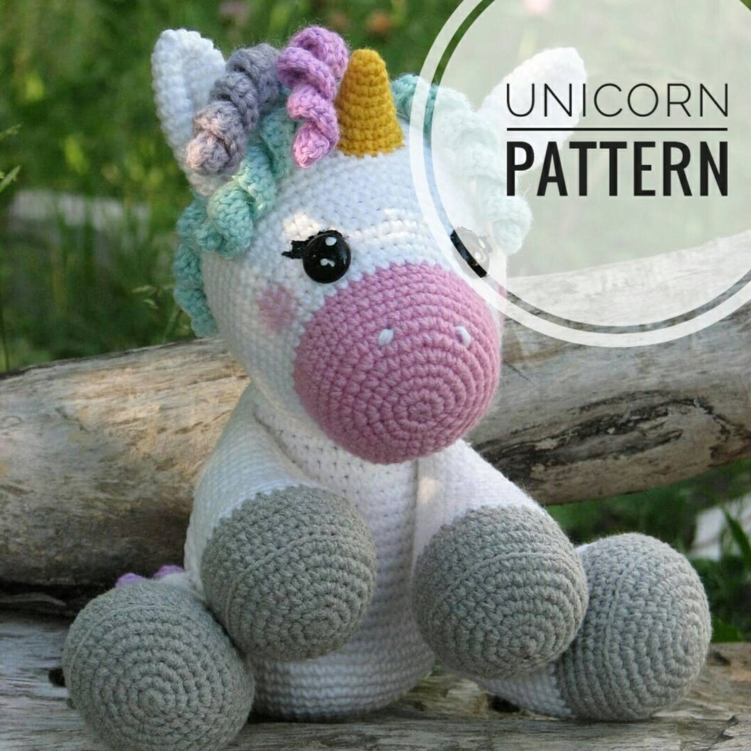Unicorn Crochet Pattern, Amigurumi Unicorn Pattern Pdf Tutorial