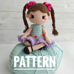 Amigurumi Body, Crochet Cute Doll Pattern, crochet pattern, diy crochet doll, amigurumi girl, PDF Tutorial, amigurumi doll pattern