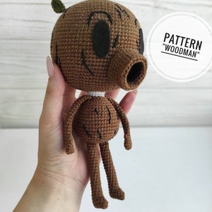 Hilda toy Woodman - inspired Hilda hero, Pattern PDF Woodman, Hilda, crochet toy, amigurumi digital, PDF Crochet Pattern, Instant Download