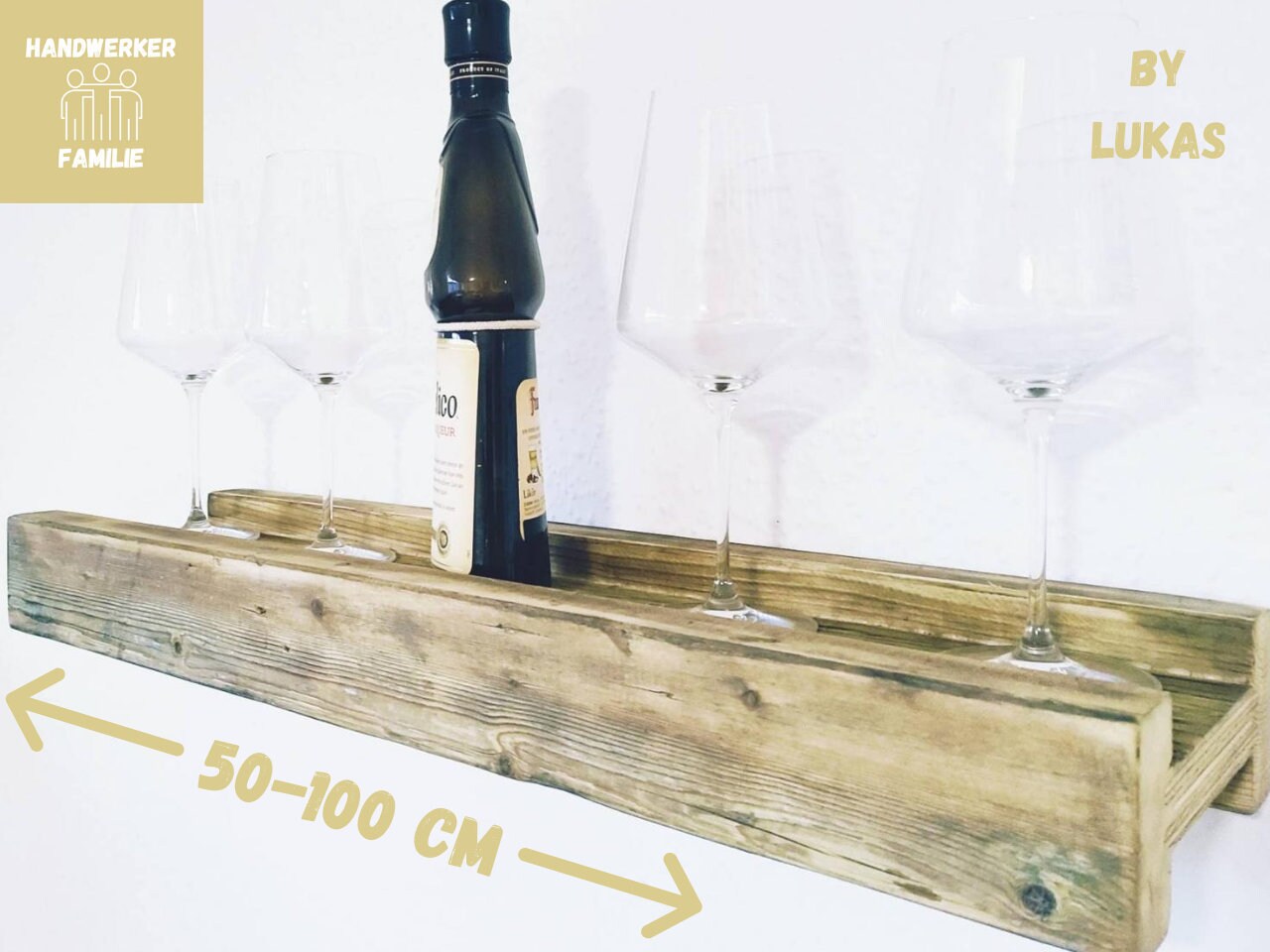 Schwebendes Wandregal aus Bauholz / Altholz Schwimmendes | Etsy