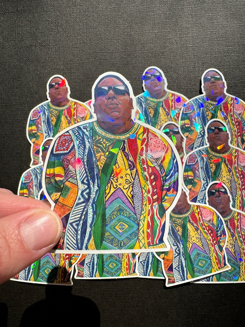 Notorious BIG Biggie Big Poppa sticker image 3