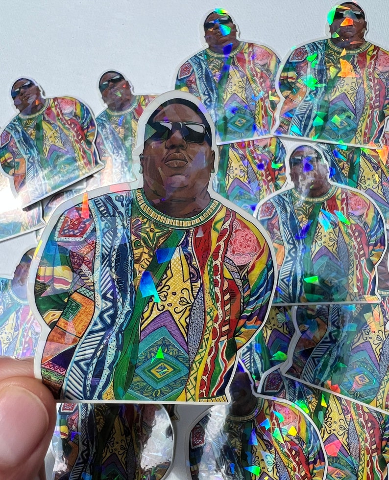 Notorious BIG Biggie Big Poppa sticker image 7