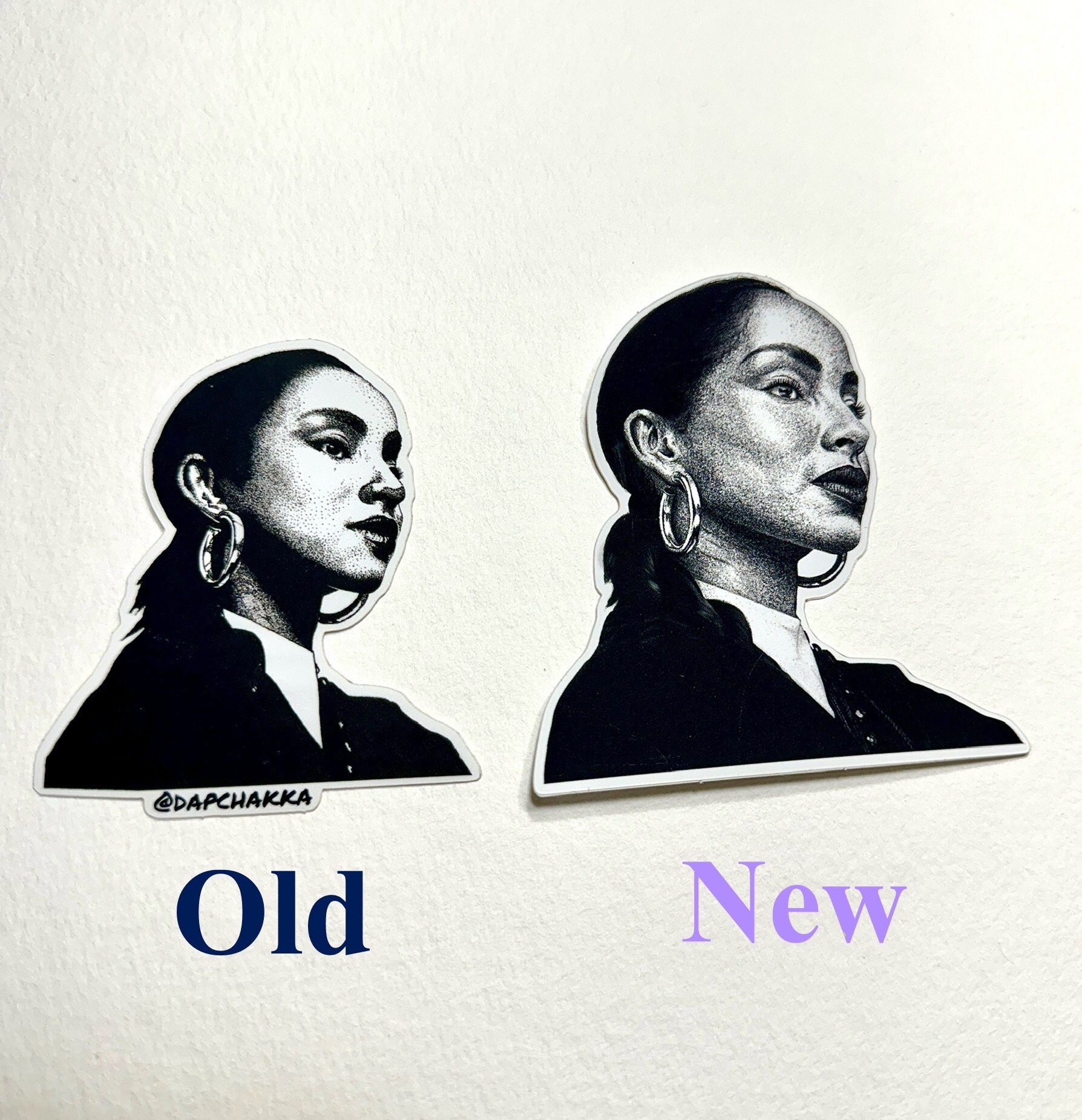 Sade Drawing Sade Adu Sticker Drawing Vinyl Matte Smooth Operator Kiss of Life Love ...