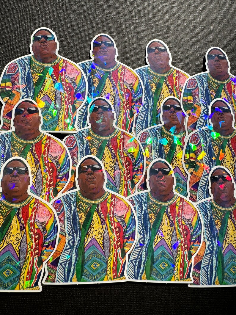 Notorious BIG Biggie Big Poppa sticker image 4