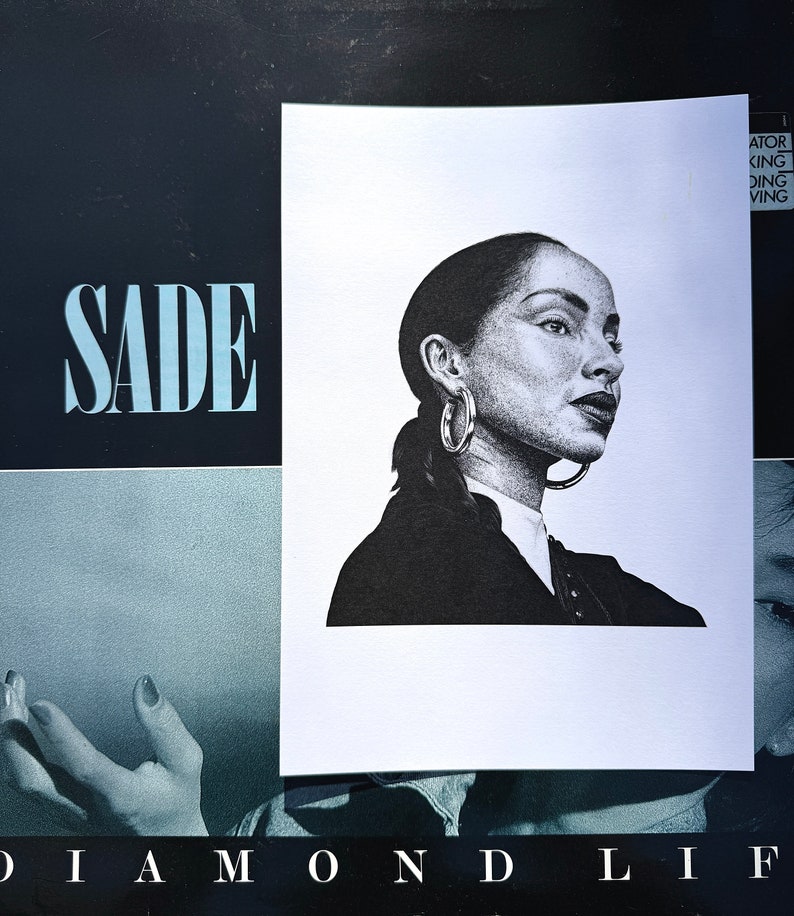Sade Drawing Sade Adu Print Art Smooth Operator - Etsy