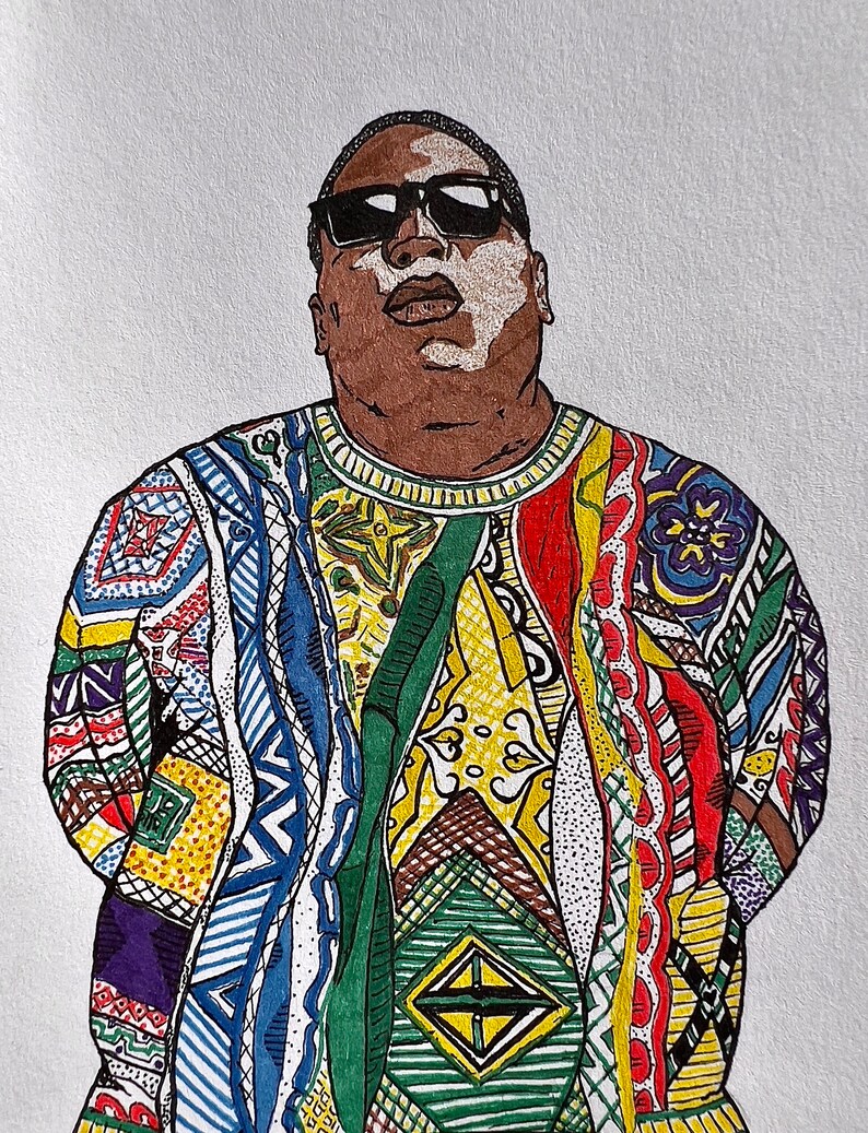 Notorious BIG Biggie Big Poppa sticker image 9