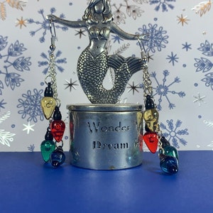 Boucles d&#39;oreilles lumières de Noël